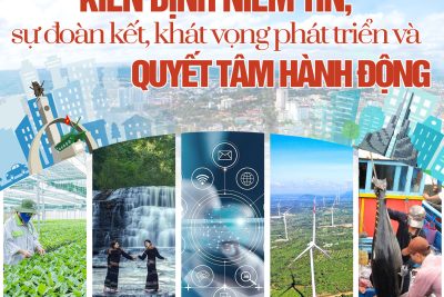 KIÊN ĐỊNH NIỀM TIN SỰ ĐOÀN KẾT, KHÁT VỌNG PHÁT TRIỂN VÀ QUYẾT TÂM HÀNH ĐỘNG