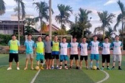 GIAO LƯU BÓNG ĐÁ NAM VỚI LỰC LƯỢNG CÔNG AN, QUÂN SỰ XÃ EA BLANG NHÂN KỶ NIỆM 134 NĂM NGÀY SINH CHỦ TỊCH HỒ CHÍ MINH (19/5/1890 – 19/5/2024)